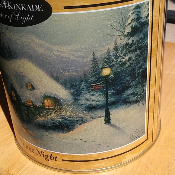 Thomas KINKADE "Silent Night" Tin - Picture 4 of 6